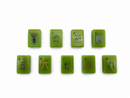 Mahj & Marlowe Visionary Slim Green Mahjong Set