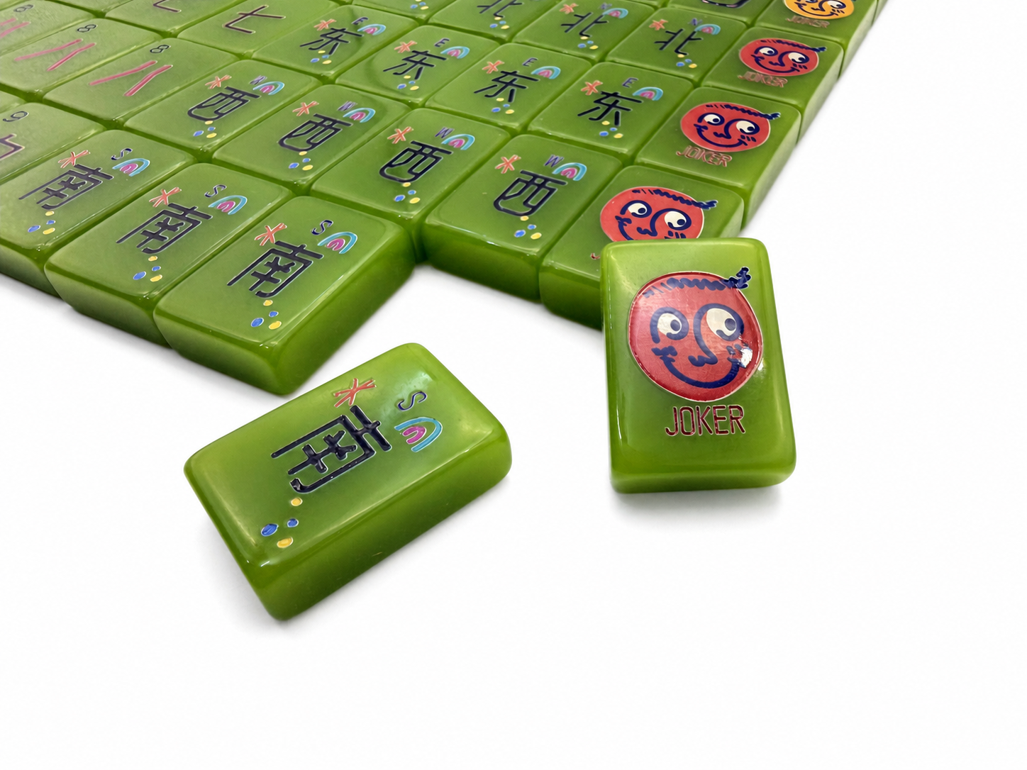Mahj & Marlowe Visionary Slim Green Mahjong Set